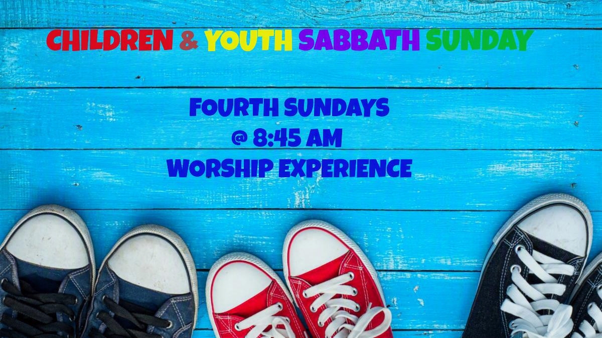 Children and Youth Sabbath Sunday
