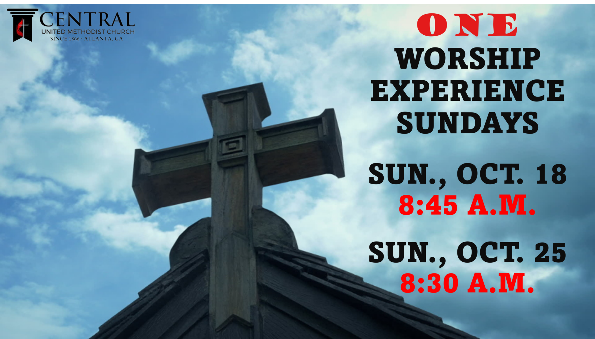 One Worship Experience Sundays